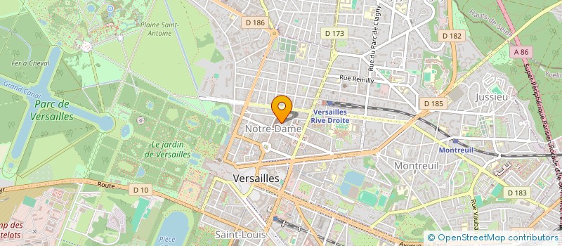 localisation de l'entreprise BRUNO FILIPE MARTINS VOLAILLES à VERSAILLES