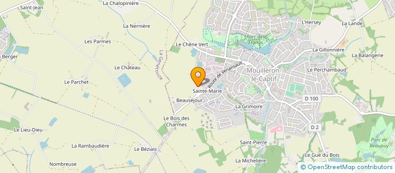 localisation de l'entreprise BRUNO FRADIN PROPRETE à MOUILLERON-LE-CAPTIF