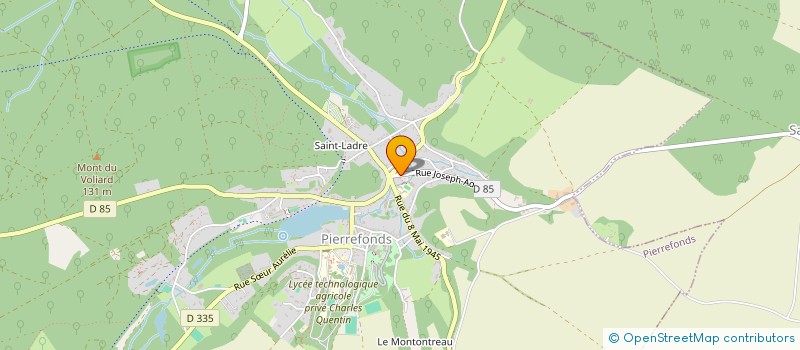 localisation de l'entreprise BRUNO FRERES COUVERTURE  PIERREFONDS