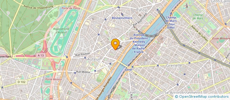 localisation de l'entreprise BRUNO GELIX CONSEIL  PARIS