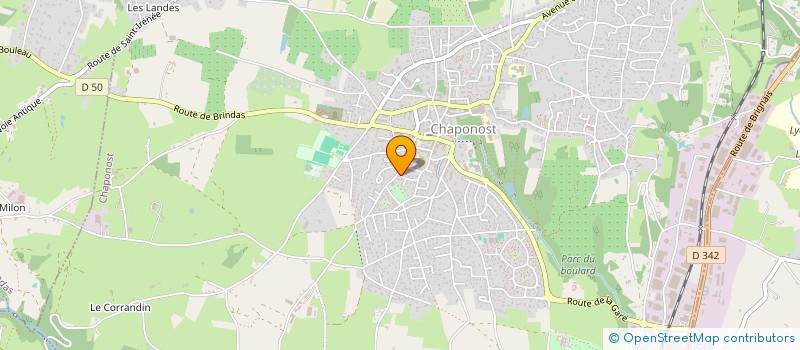 localisation de l'entreprise BRUNO GUIS CONSULTING  CHAPONOST