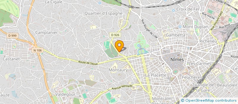 localisation de l'entreprise BRUNO H à NIMES