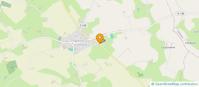 localisation de l'entreprise BRUNO HAIRY  CHATILLON-SUR-COLMONT