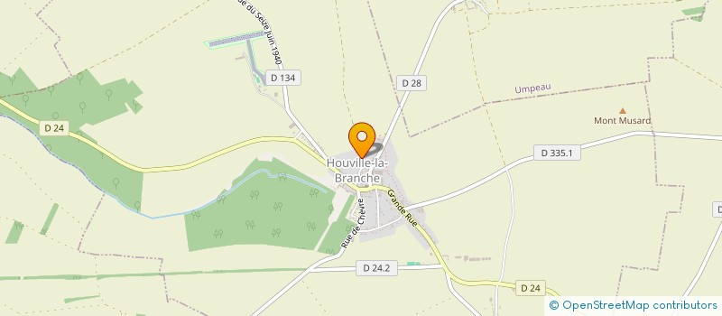 localisation de l'entreprise BRUNO HERY à HOUVILLE-LA-BRANCHE