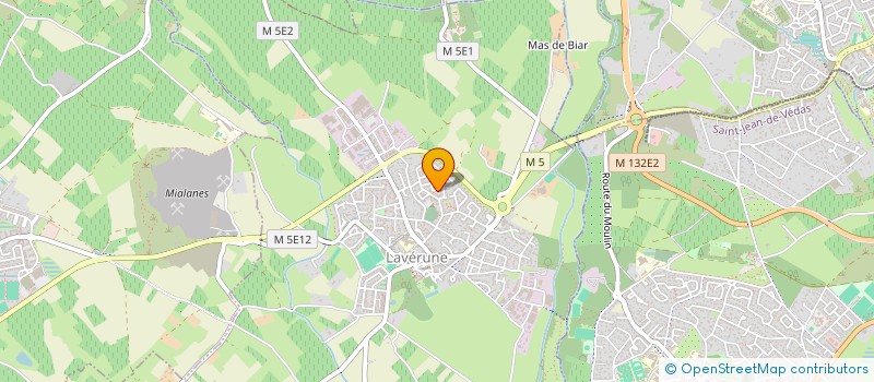 localisation de l'entreprise BRUNO IMMO  LAVERUNE