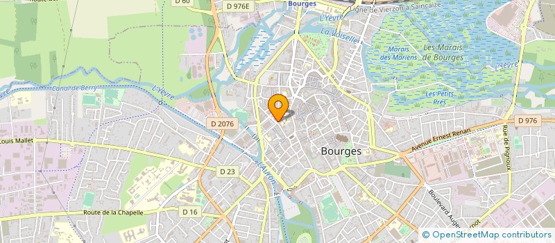 localisation de l'entreprise BRUNO INSTITUT à BOURGES