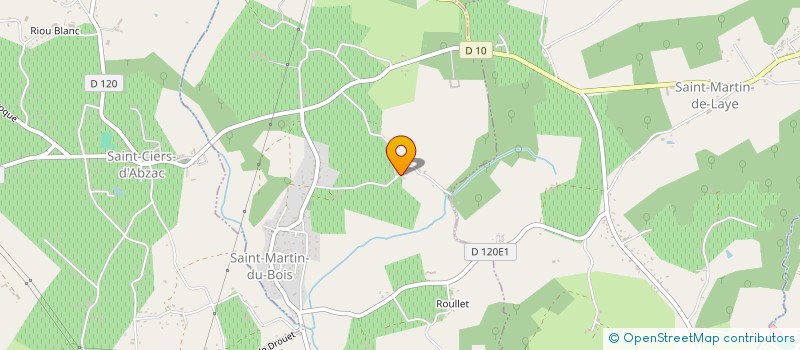 localisation de l'entreprise BRUNO LACOSTE à SAINT-MARTIN-DU-BOIS