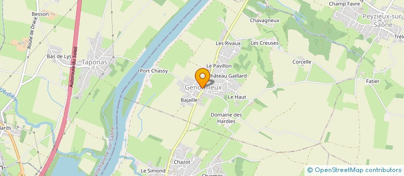 localisation de l'entreprise BRUNO LAMOUREUX à GENOUILLEUX