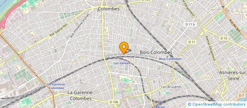 localisation de l'entreprise BRUNO LEGUAY DEVELOPPEMENT  COLOMBES