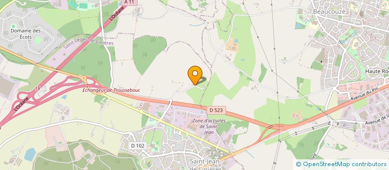 localisation de l'entreprise BRUNO LEVARD à SAINT-BARTHELEMY-D'ANJOU