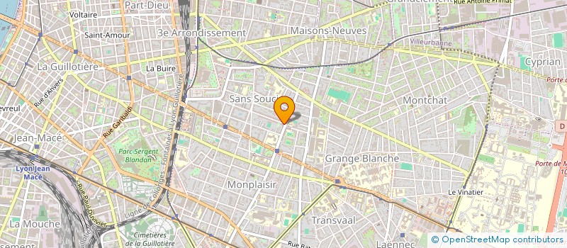 localisation de l'entreprise BRUNO MAZORET SERVICES à LYON