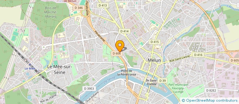 localisation de l'entreprise BRUNO PAVY ET EVE-MARIE MENA, NOTAIRES, ASSOCIES D'UNE SOCIETE CIVILE PROFESSIONNELLE TITULAIRE D'UN OFFICE NOTARIAL à MELUN
