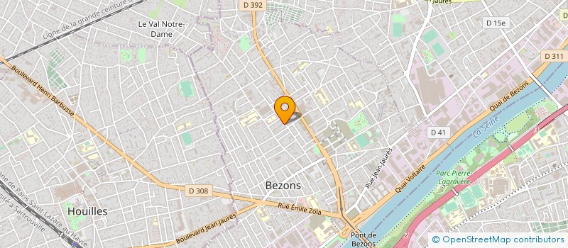 localisation de l'entreprise BRUNO PHILIPPE à BEZONS