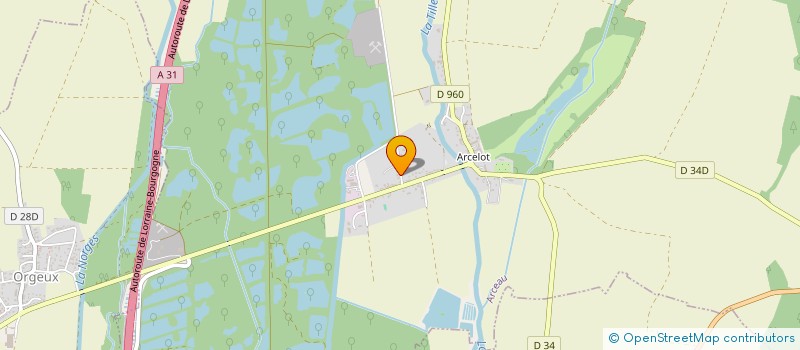 localisation de l'entreprise BRUNO PLOMBERIE  ARCEAU