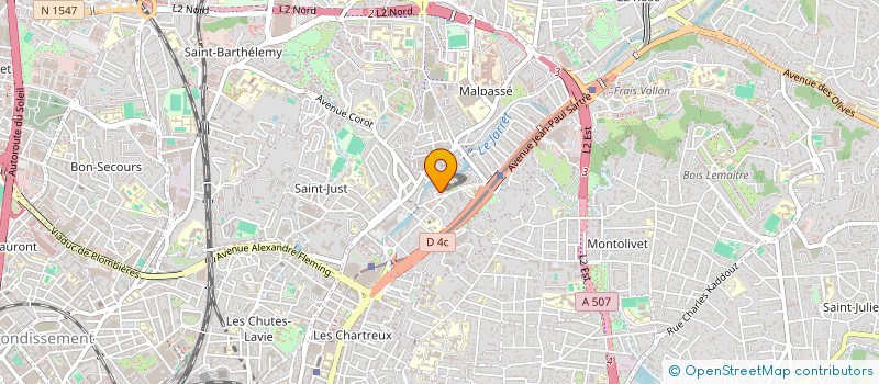 localisation de l'entreprise BRUNO PLUCHINO à MARSEILLE
