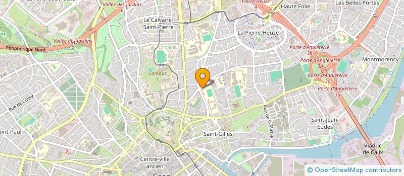 localisation de l'entreprise BRUNO REVERUZZI à CAEN