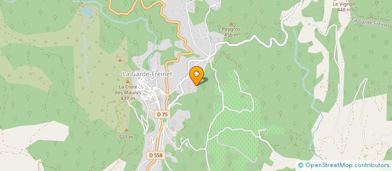 localisation de l'entreprise BRUNO RODRIGUEZ à LA GARDE-FREINET