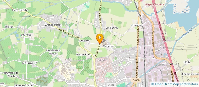 localisation de l'entreprise BRUNO RUET  ARNAS