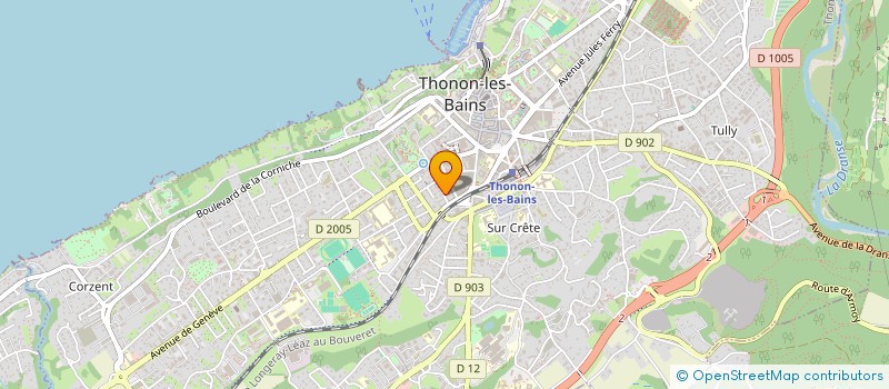 localisation de l'entreprise BRUNO THERY à THONON-LES-BAINS