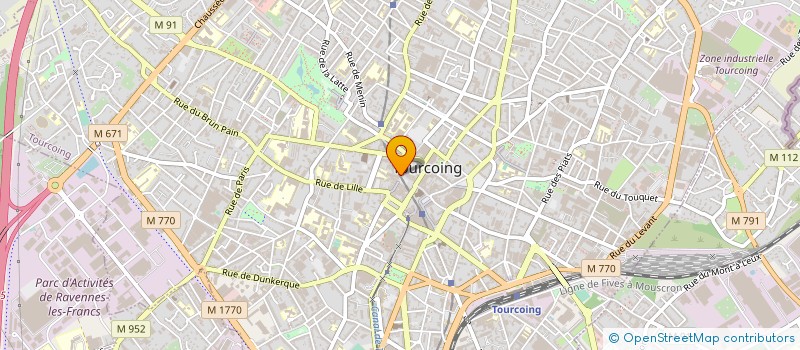 localisation de l'entreprise BRUNO TOULEMONDE à TOURCOING