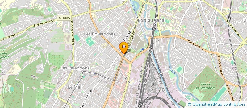 localisation de l'entreprise BRUNO TRAVAUX 21 à DIJON