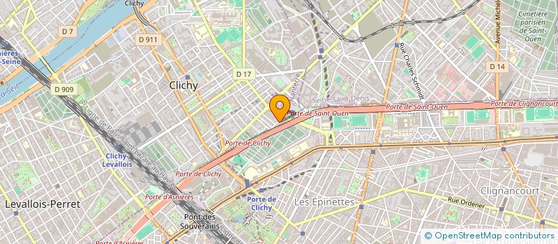localisation de l'entreprise BRUNO TRAVEL VIP  CLICHY