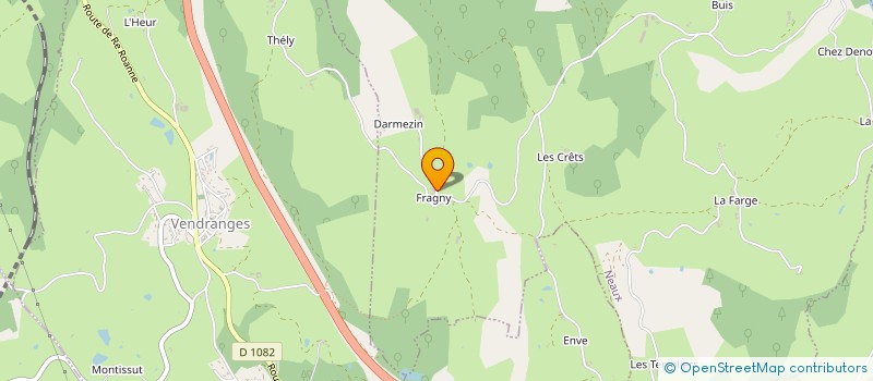 localisation de l'entreprise BRUNO VALEYRE ARCHITECTE  NEAUX