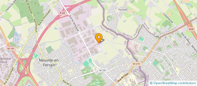 localisation de l'entreprise BRUNO VANMARCKE SOC à NEUVILLE-EN-FERRAIN