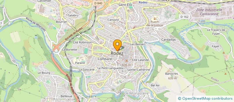 localisation de l'entreprise BRUNO ' VAPE à RODEZ