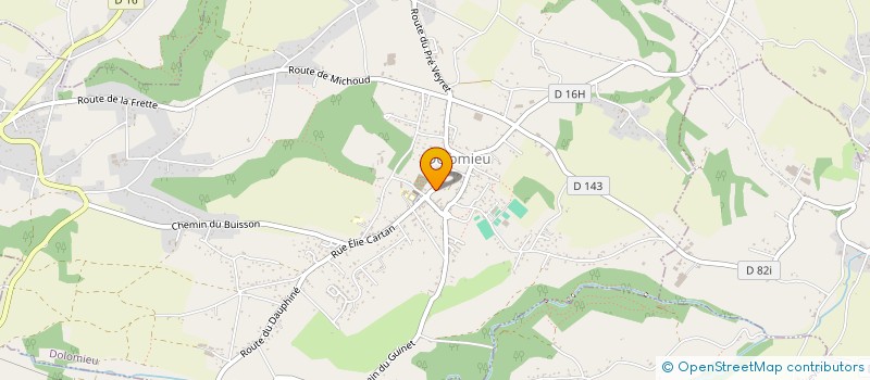 localisation de l'entreprise BRUNO VELO  SAINTE-BLANDINE