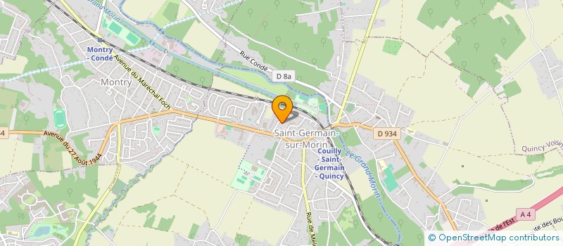 localisation de l'entreprise BRUNO VIRGINIE FLAVIE  SAINT-GERMAIN-SUR-MORIN