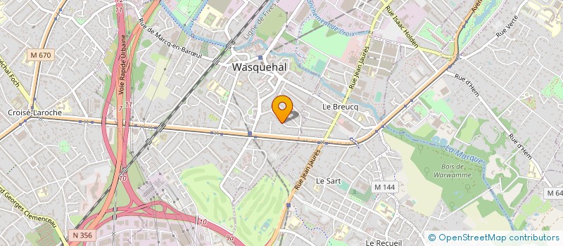 localisation de l'entreprise BRUNO YVES CONSEIL  WASQUEHAL