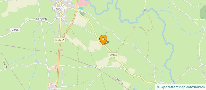 localisation de l'entreprise BRUNOIS TP  ETRUNGT