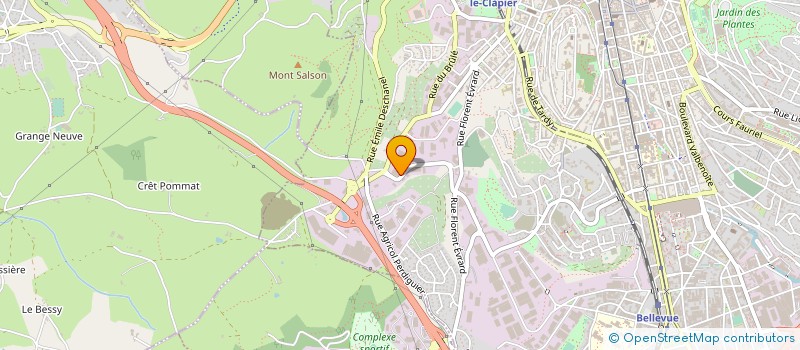 localisation de l'entreprise BRUNON MENUISERIE  SAINT-ETIENNE