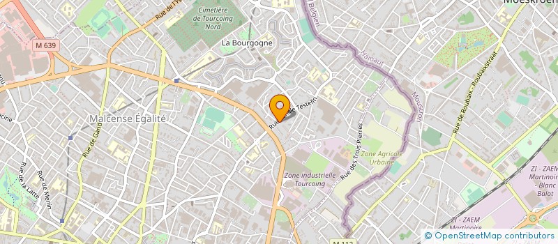 localisation de l'entreprise BRUNOR à TOURCOING