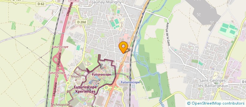 localisation de l'entreprise BRUNOTEL  JAUNAY-MARIGNY