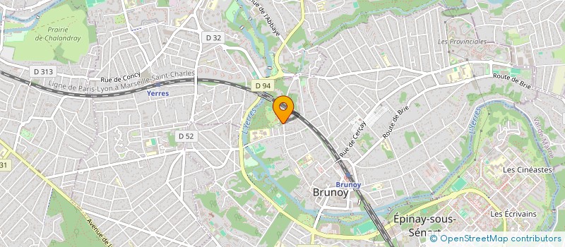 localisation de l'entreprise BRUNOY BRIDGE CLUB  BRUNOY