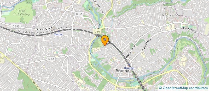 localisation de l'entreprise BRUNOY YOGA PYRAMIDE à BRUNOY