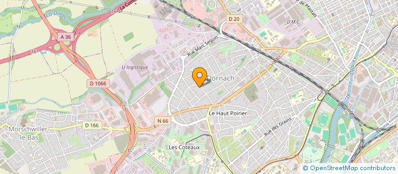 localisation de l'entreprise BRUNSTATT CONSTRUCTION  MULHOUSE