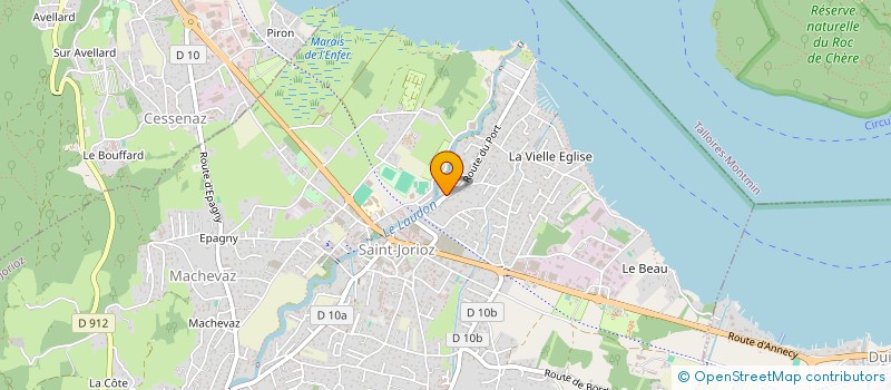 localisation de l'entreprise BRUNSWICK à SAINT-JORIOZ
