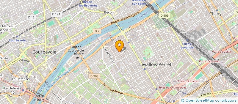 localisation de l'entreprise BRUNSWICK à LEVALLOIS-PERRET
