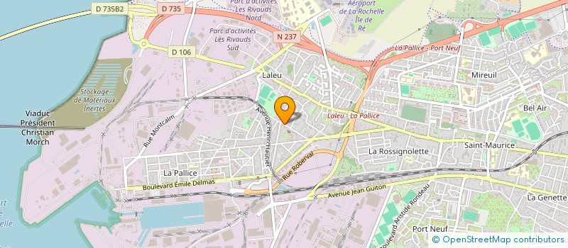 localisation de l'entreprise BRUNSWICK MARINE IN FRANCE  LA ROCHELLE