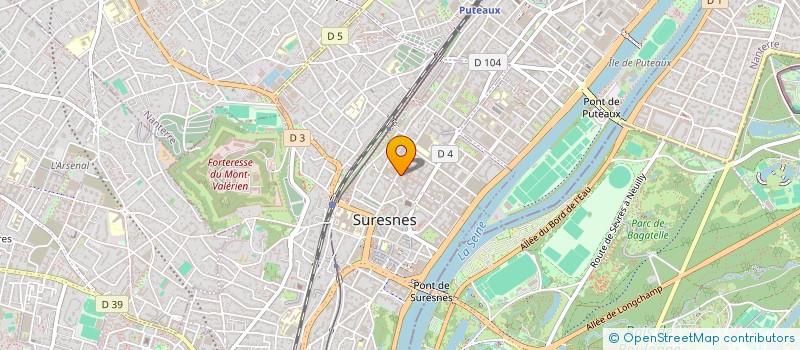 localisation de l'entreprise BRUNYBER à SURESNES