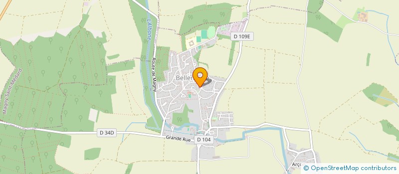 localisation de l'entreprise BRUPAP  BEZE