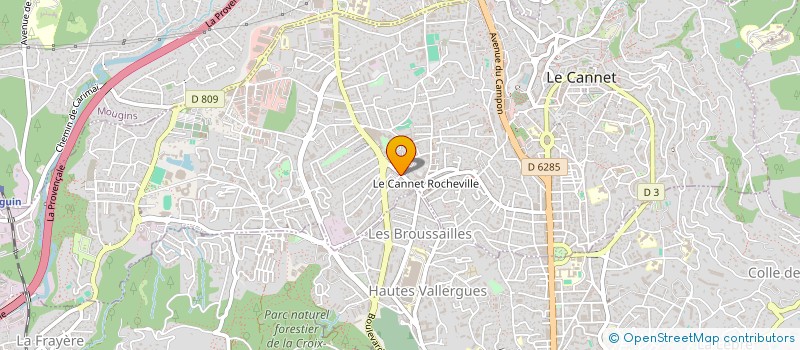 localisation de l'entreprise BRURANA à LE CANNET