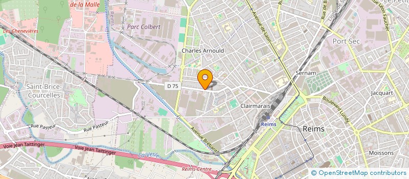 localisation de l'entreprise BRUSADELLI ELECTRICITE GENERALE à REIMS