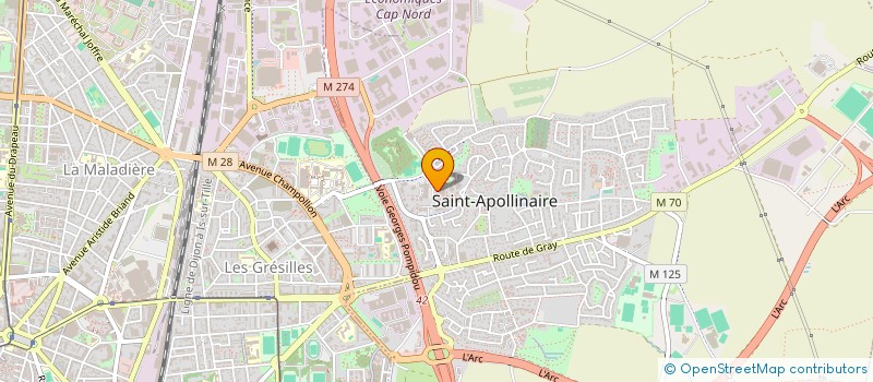 localisation de l'entreprise BRUSAMAR à DIJON