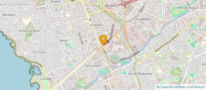 localisation de l'entreprise BRUSCHET AUTOMOBILES SA à MARSEILLE