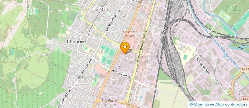 localisation de l'entreprise BRUSDA  CHENOVE