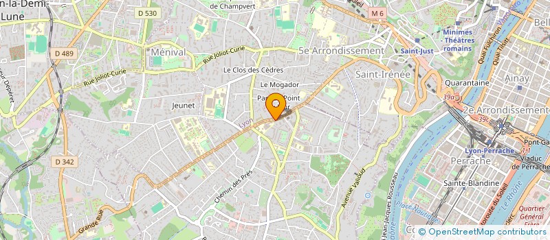 localisation de l'entreprise BRUSETH à SAINTE-FOY-LES-LYON